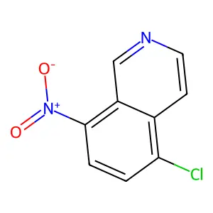 5-Chloro-8-nitroisoquinoline structure
