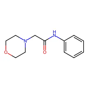 4-Morpholineacetamide, N-phenyl- structure