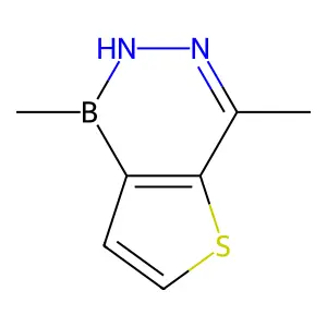 1,4-Dimethyl-1,2-dihydrothieno[3,2-d][1,2,3]diazaborinine structure