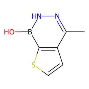 4-Methylthieno(2,3-d)(1,2,3)diazaborinin-1(2H)-ol structure