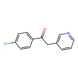 1-(4-Chlorophenyl)-2-(pyridin-3-yl)ethan-1-one structure
