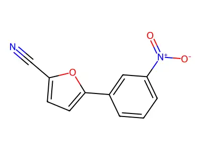 5-(3-Nitrophenyl)furan-2-carbonitrile structure