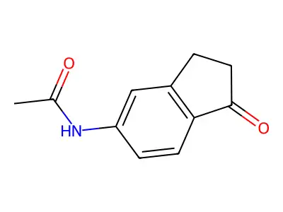 N1-(1-oxo-2,3-dihydro-1H-inden-5-yl)acetamide structure