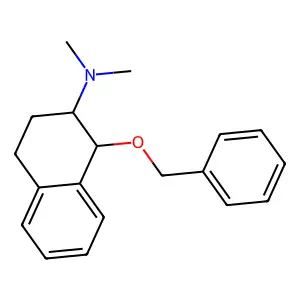 1-(Benzyloxy)-N,N-dimethyl-1,2,3,4-tetrahydronaphthalen-2-amine structure