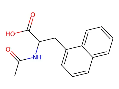 2-Acetamido-3-(naphthalen-1-YL)propanoic acid structure