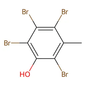 Phenol, 2,3,4,6-tetrabromo-5-methyl- structure