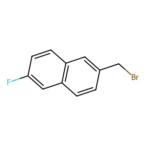 2-(Bromomethyl)-6-fluoronaphthalene structure