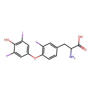 反三碘甲状腺原氨酸 structure