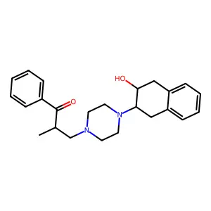 2-Piperazinotetralin structure