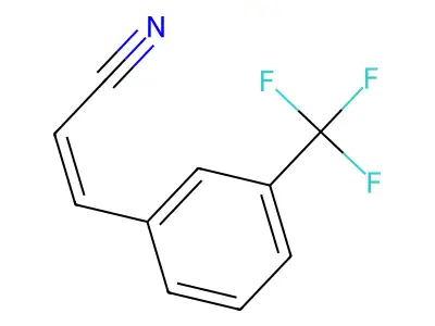 3-(3-(三氟甲基)苯基)丙烯腈 structure