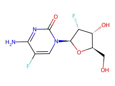 2',5-Difluoro-2'-deoxycytidine structure