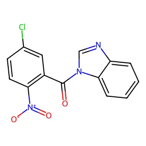 1-(5-chloro-2-nitrobenzoyl)-1H-benzimidazole structure