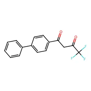 1-(1,1'-Biphenyl)-4-yl-4,4,4-trifluoro-1,3-butanedione structure