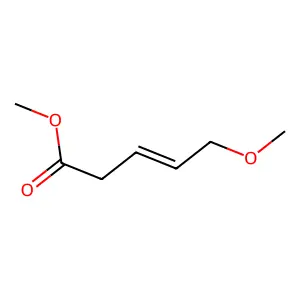 3-Pentenoic acid, 5-methoxy-, methyl ester structure