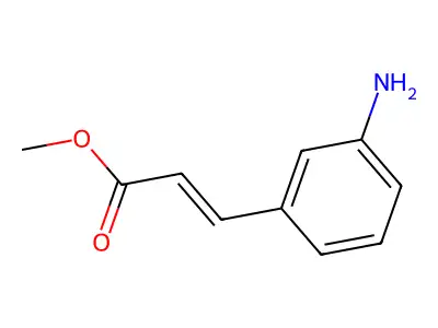 Ethyl 3-(3-aminophenyl)acrylate structure