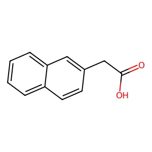 2-Naphthaleneacetic acid structure