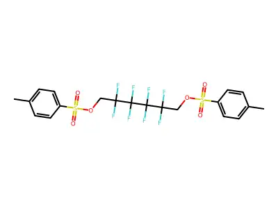 1,6-Bis(4-tosyloxy)-1H,1H,6H,6H-perfluorohexane structure