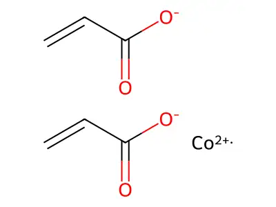 2-丙烯酸钴(II)盐 (2:1) structure