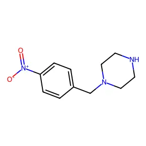 4-Nitrobenzylpiperazine structure