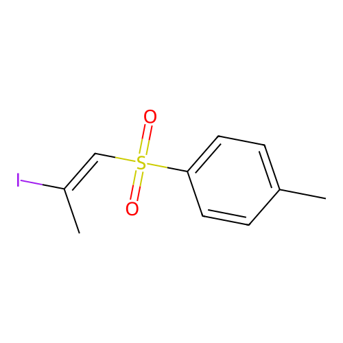 2-Iodo-1-propenyl P-tolyl sulfone structure