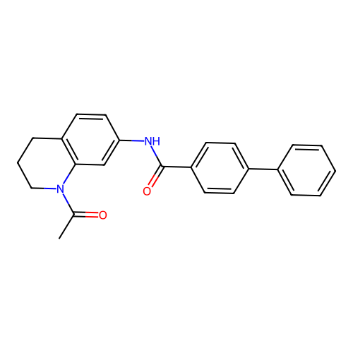 N-(1-acetyl-1,2,3,4-tetrahydroquinolin-7-yl)-[1,1'-biphenyl]-4-carboxamide structure