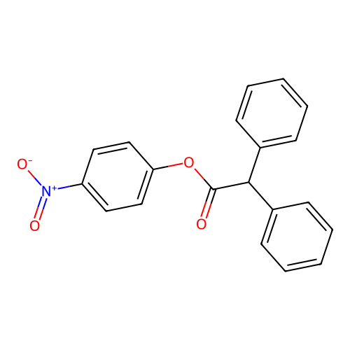 4-Nitrophenyl diphenylacetate structure
