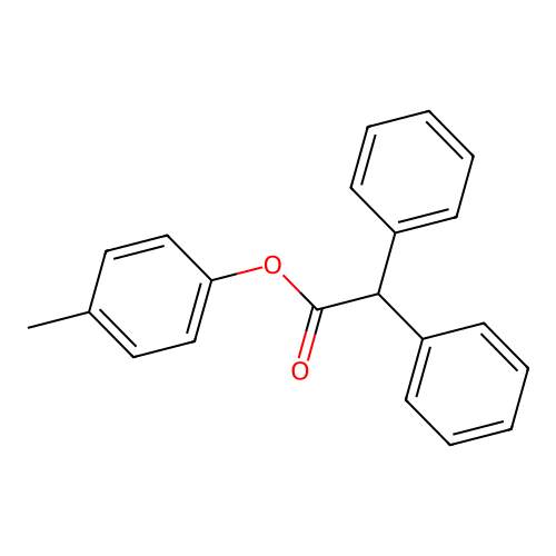 4-Methylphenyl diphenylacetate structure