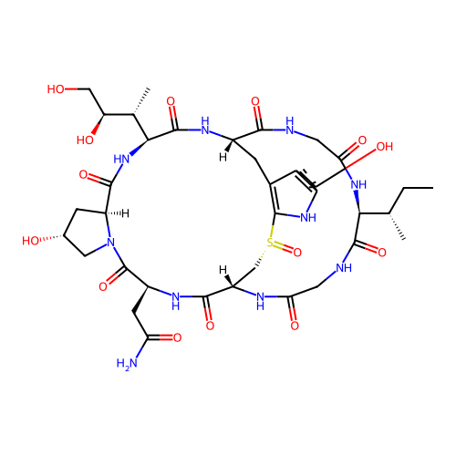 Α-鵝膏蕈鹼 structure