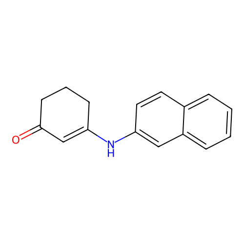 3-(Naphthalen-2-ylamino)cyclohex-2-en-1-one structure