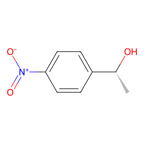 (R)-1-(4-nitrophenyl)ethanol structure