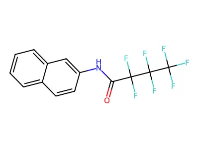 (2-Naphthalenyl)perfluorobutanamide structure