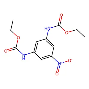 ethyl N-[3-(ethoxycarbonylamino)-5-nitrophenyl]carbamate structure