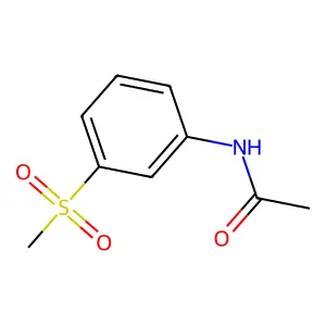 N-[3-(methylsulfonyl)phenyl]acetamide structure
