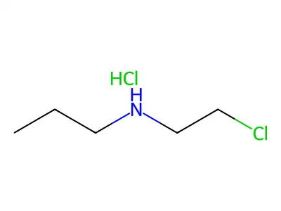 1-Propanamine, N-(2-chloroethyl)-, hydrochloride structure