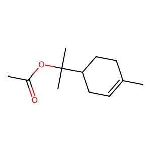 alpha-Terpinyl acetate, (-)- structure