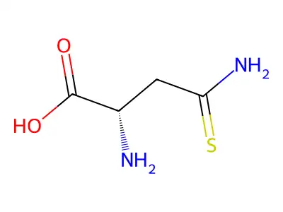 Thioasparagine structure