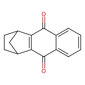1,4-Methanoanthracene-9,10-dione, 1,2,3,4-tetrahydro- structure