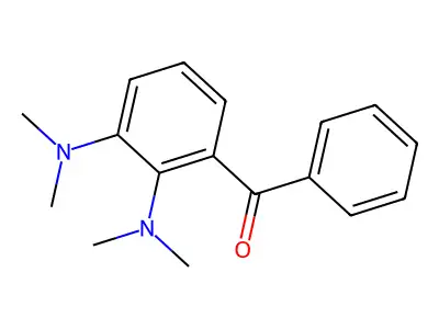 Methanone, diphenyl-, bis(dimethylamino) deriv. structure