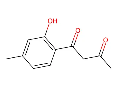 1-(2-Hydroxy-4-methylphenyl)-1,3-butanedione structure
