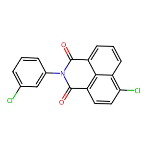 6-Chloro-2-(3-chlorophenyl)benzo[de]isoquinoline-1,3-dione structure