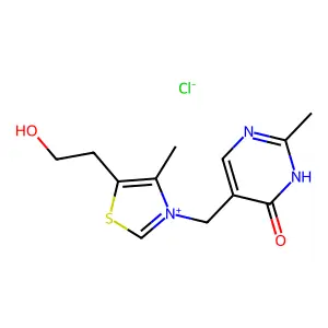 羟基硫胺素 structure