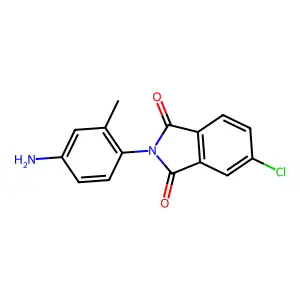 N-(4-氨基-2-甲苯基)-4-氯邻苯二甲酰亚胺 structure