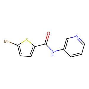 5-bromo-N-(pyridin-3-yl)thiophene-2-carboxamide structure