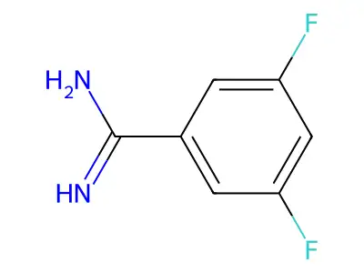 3,5-Difluoro-benzamidine structure