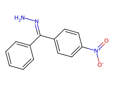 [(4-Nitrophenyl)(phenyl)methylidene]hydrazine structure