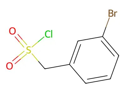 (3-bromophenyl)methanesulfonyl Chloride structure