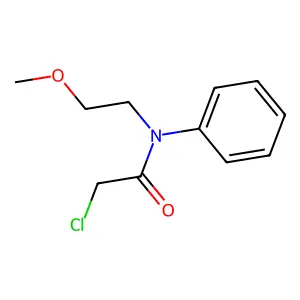 Acetanilide, 2-chloro-N-(2-methoxyethyl)- structure