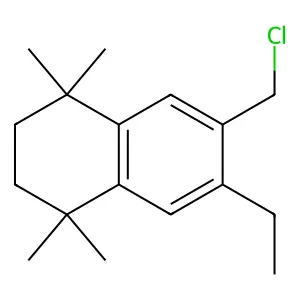 Naphthalene, 6-(chloromethyl)-7-ethyl-1,2,3,4-tetrahydro-1,1,4,4-tetramethyl- structure