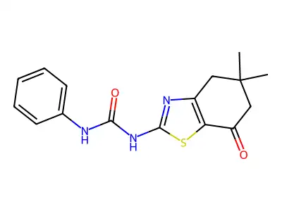 1-(5,5-Dimethyl-7-oxo-4,5,6,7-tetrahydrobenzo[d]thiazol-2-yl)-3-phenylurea structure