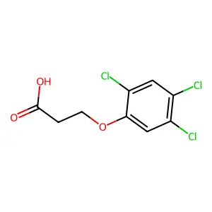 3-(2,4,5-三氯苯氧基)丙酸 structure